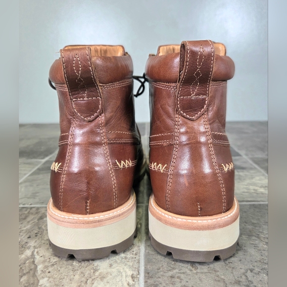 RARE LUCCHESE RANGER II LACE UP LEATHER BOOTS. - Picture 10 of 16